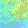 Mappa topografica Labrousse, altitudine, rilievo