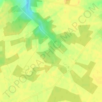 Mappa topografica Angers, altitudine, rilievo