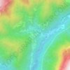 Mappa topografica Celat, altitudine, rilievo