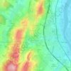 Mappa topografica Ostange, altitudine, rilievo