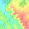 Mappa topografica Lierne, altitudine, rilievo