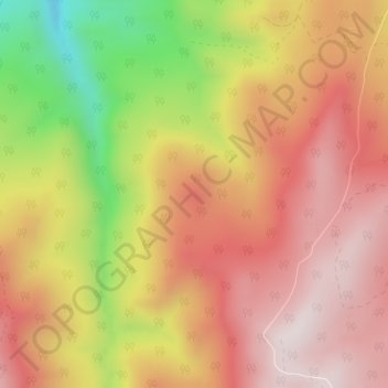 Mappa topografica Strawberry Point, altitudine, rilievo