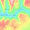 Mappa topografica Mosquito, altitudine, rilievo