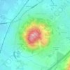 Mappa topografica Robinswood Hill, altitudine, rilievo
