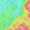 Mappa topografica La Savine, altitudine, rilievo