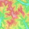 Mappa topografica Maisonneuve, altitudine, rilievo