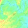 Mappa topografica Loma de Santa María, altitudine, rilievo