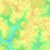 Mappa topografica Le Bourg, altitudine, rilievo