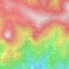 Mappa topografica Peña Mediodia, altitudine, rilievo