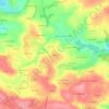 Mappa topografica Kergoat, altitudine, rilievo