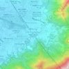 Mappa topografica 謝屋村, altitudine, rilievo