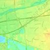 Mappa topografica Manlove, altitudine, rilievo
