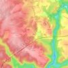 Mappa topografica Lespinat, altitudine, rilievo