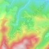 Mappa topografica Le Rasclat, altitudine, rilievo