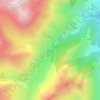 Mappa topografica Deux-Nants, altitudine, rilievo