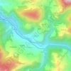 Mappa topografica Paithani, altitudine, rilievo