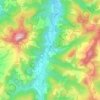 Mappa topografica Fiumetto, altitudine, rilievo