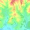 Mappa topografica La Messinière, altitudine, rilievo