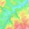 Mappa topografica Les Faux, altitudine, rilievo