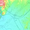 Mappa topografica Woodville, altitudine, rilievo