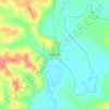 Mappa topografica Hubbertville, altitudine, rilievo