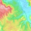 Mappa topografica Alayrac, altitudine, rilievo
