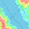 Mappa topografica Tomales Bay, altitudine, rilievo