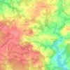 Mappa topografica Hillview Farms, altitudine, rilievo