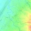 Mappa topografica Bagtic, altitudine, rilievo