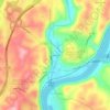 Mappa topografica Laneville, altitudine, rilievo