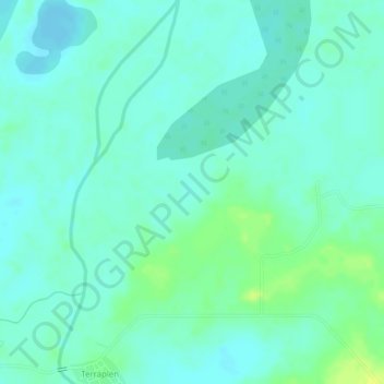 Mappa topografica Las Pavas, altitudine, rilievo
