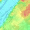 Mappa topografica Les Mesliers, altitudine, rilievo