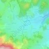 Mappa topografica Le Mas, altitudine, rilievo