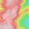 Mappa topografica Plateau de la Verrerie, altitudine, rilievo