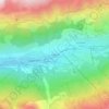 Mappa topografica Les Champs, altitudine, rilievo