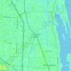Mappa topografica North Palm Beach, altitudine, rilievo
