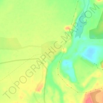 Mappa topografica Panandhro, altitudine, rilievo