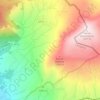 Mappa topografica Fonte Coppo La Vigna, altitudine, rilievo