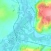 Mappa topografica Les Grosses Terres, altitudine, rilievo