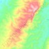 Mappa topografica Libo, altitudine, rilievo
