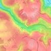 Mappa topografica Le Bois d'Huile, altitudine, rilievo