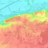 Mappa topografica La Planche, altitudine, rilievo