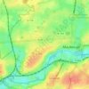 Mappa topografica Faubourg Saint-Quentin, altitudine, rilievo