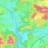 Mappa topografica Le Martre, altitudine, rilievo