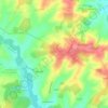 Mappa topografica Les Aireaux, altitudine, rilievo