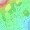 Mappa topografica La Plaine, altitudine, rilievo
