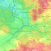 Mappa topografica Gmünd, altitudine, rilievo