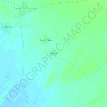 Mappa topografica Haliyan, altitudine, rilievo
