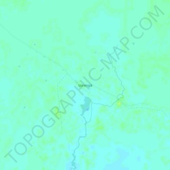Mappa topografica Ipiranga, altitudine, rilievo