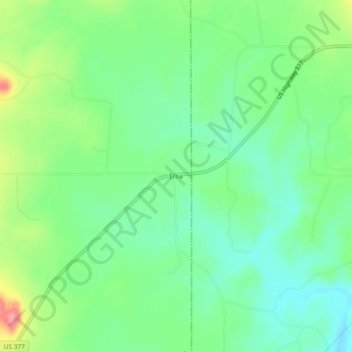 Mappa topografica Erna, altitudine, rilievo